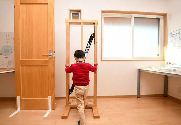 地震に強い家のしくみ体験