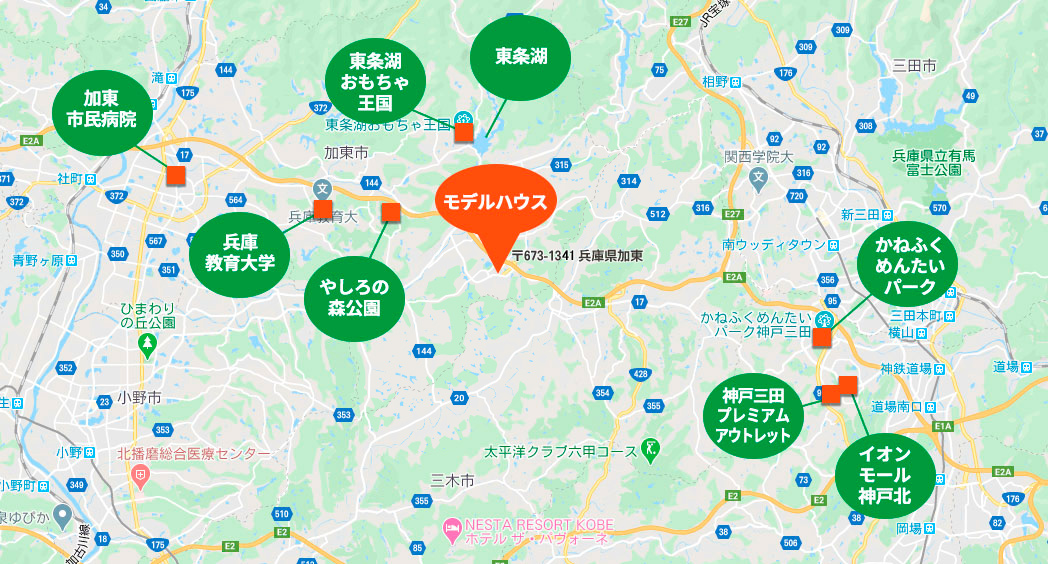 加東、小野、三木周辺